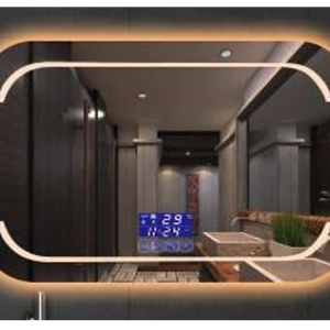 Miroir horizontal 80*60 cm avec lumière LED