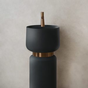 VASQUE TAM TAM BOTTLE NOIR Size:400x400x860mm - 4030B -1