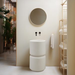 VASQUE TAM TAM MARSHMELLOW BLANCSize:460x460x860mm - 4064A -1