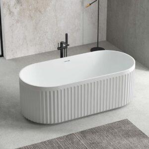 BAIGNOIRE FREE STANDING Q190 BLOOM ROND WHITE 1700x800x580 mm