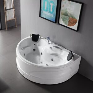 BAIGNOIRE HYDROMASSAGE Q310 OPALINE 1800*1300*630 mm