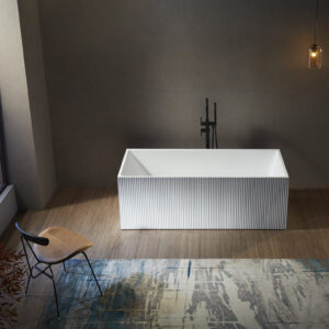BAIGNOIRE FREE STANDING Q362S-A IRIS WHITE 1700x800x580 mm