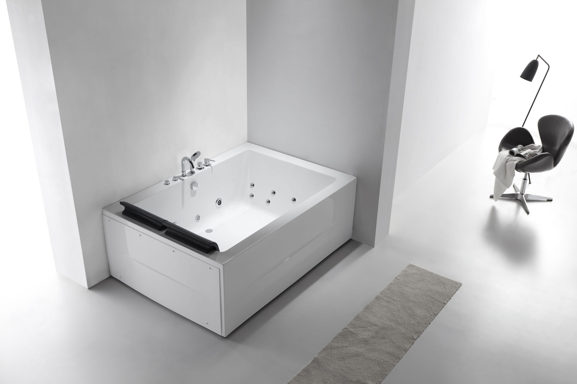 BAIGNOIRE HYDROMASSAGE Q419D(L) MAJESTIA 1800*1310*640mm