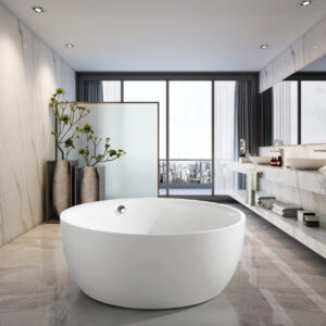 BAIGNOIRE FREE STANDING Q196 BOWL 1800x1800x600 mm