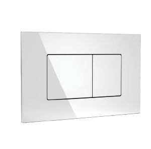 Bouton poussoir CERATILE NOELIA pour réservoir finition chromé brillant