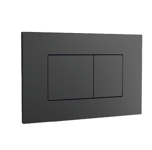 Bouton poussoir CERATILE NOELIA pour réservoir finition Noir mat