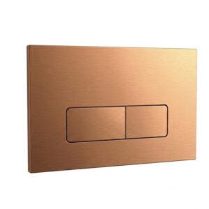Bouton poussoir CERATILE ANDREA pour réservoir finition rose gold