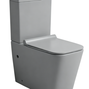 WC AU SOL COMPLET NOVA GREY Size:635x385x835mm P-trap.180mm