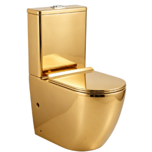 WC AU SOL COMPLET BOLD ELECTROPLATING GOLD Size:645x380x805mm P-trap.180mm