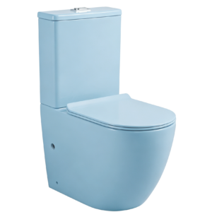WC AU SOL COMPLET BOLD BLUE Size:645x380x805mm P-trap.180mm