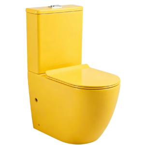 WC AU SOL COMPLET BOLD YELLOW Size:645x380x805mm P-trap.180mm
