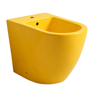 BIDET AU SOL BOLD COMPLET YELLOW Size: 560*360*400m