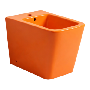 Bidet au sol NOVA carré orange Size:560*360*400mm