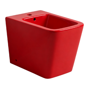 Bidet au sol NOVA carré red Size:560*360*400mm