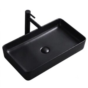 VASQUE A POSER SQUARE NOIRE 61x34cm