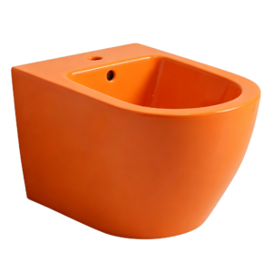 BIDET AU SOL BOLD COMPLET ORANGE Size: 560*360*400m