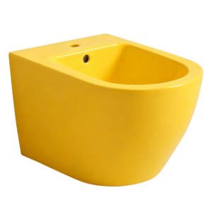 BIDET AU SOL BOLD COMPLET YELLOW Size: 560*360*400m